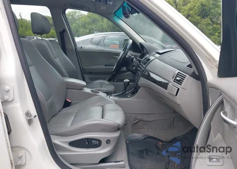 2007 BMW X3 3.0Si from USA, damaged, VIN WBXPC93437WF09134